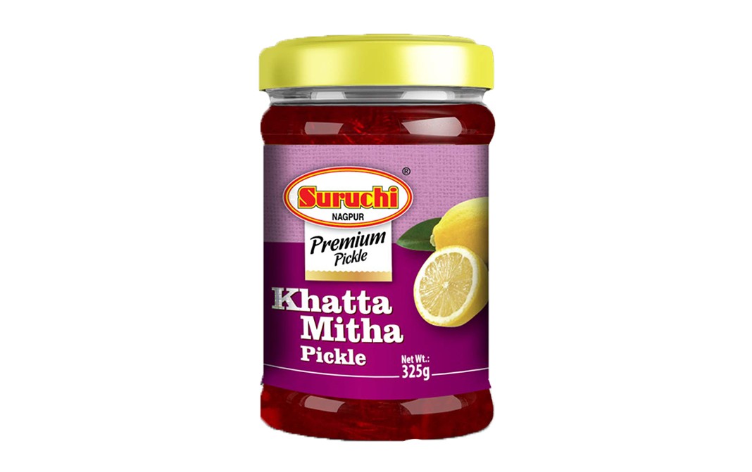 Suruchi Khatta Mittha Pickle   Plastic Jar  325 grams